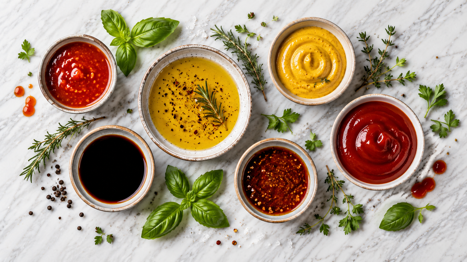 Condiments foods — carbs and nutrition