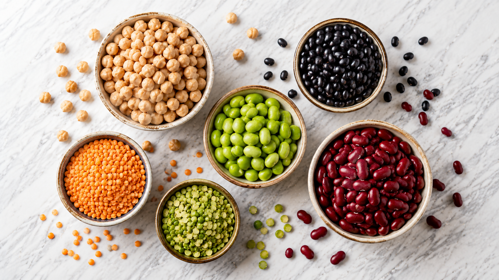 Legumes foods — carbs and nutrition